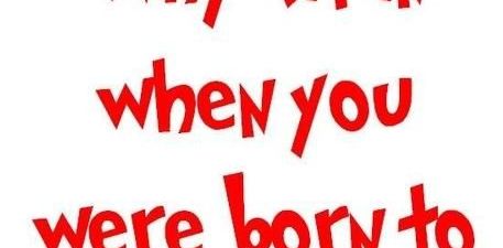 fitting in poster by Dr Seuss