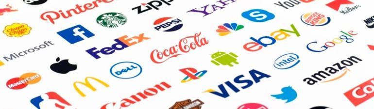 Multiple Branding labels from various corporations - FedEx, Coke, ebay, amazon